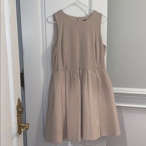 Zara nude flare dress